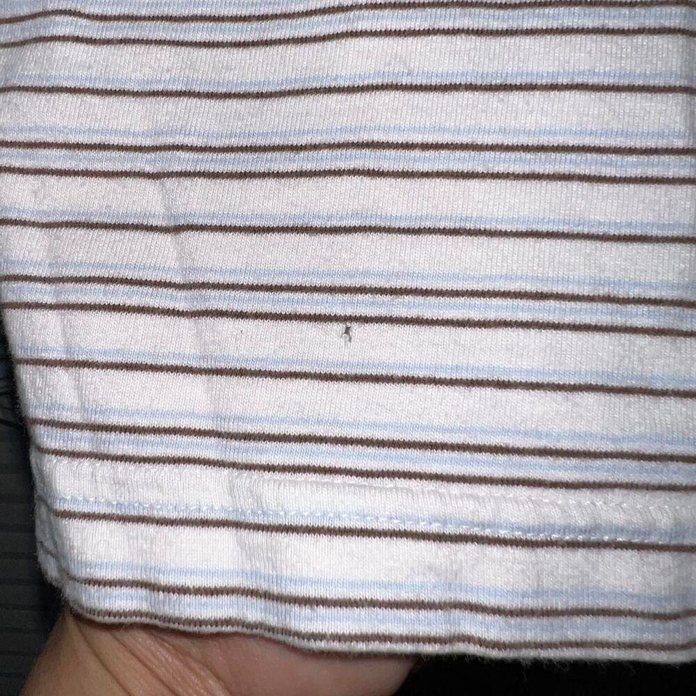 Rocawear Polo Shirt Men's Large Logo Knit Multi Stripe - Picture 6 of 6